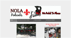 Desktop Screenshot of nolapedicabs.com